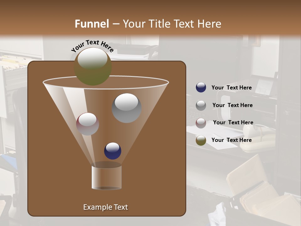 Computer Room Folders PowerPoint Template