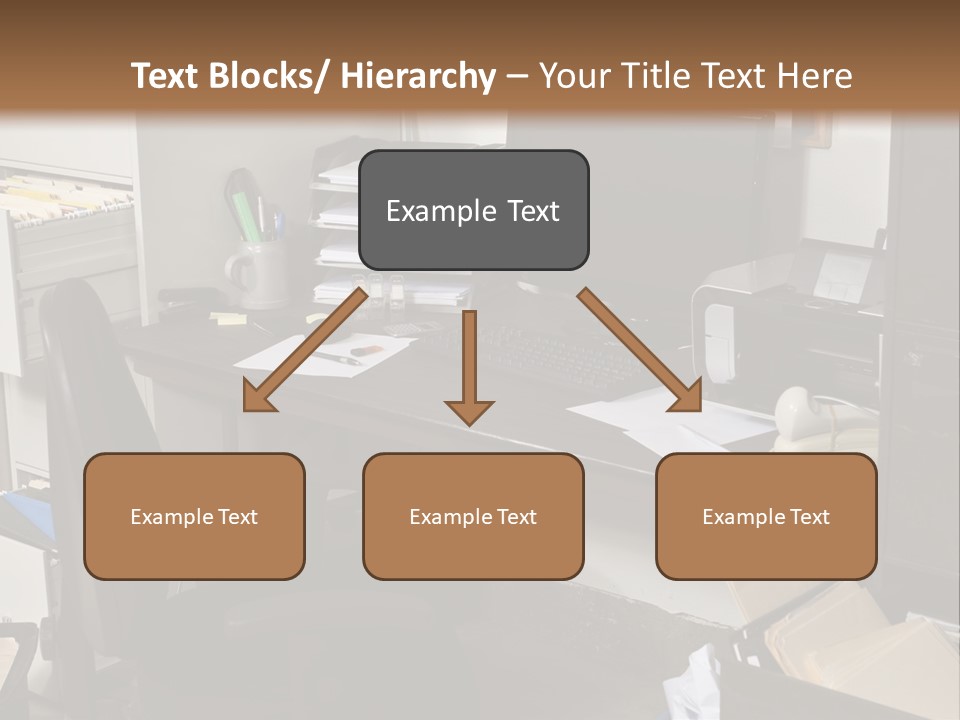 Computer Room Folders PowerPoint Template