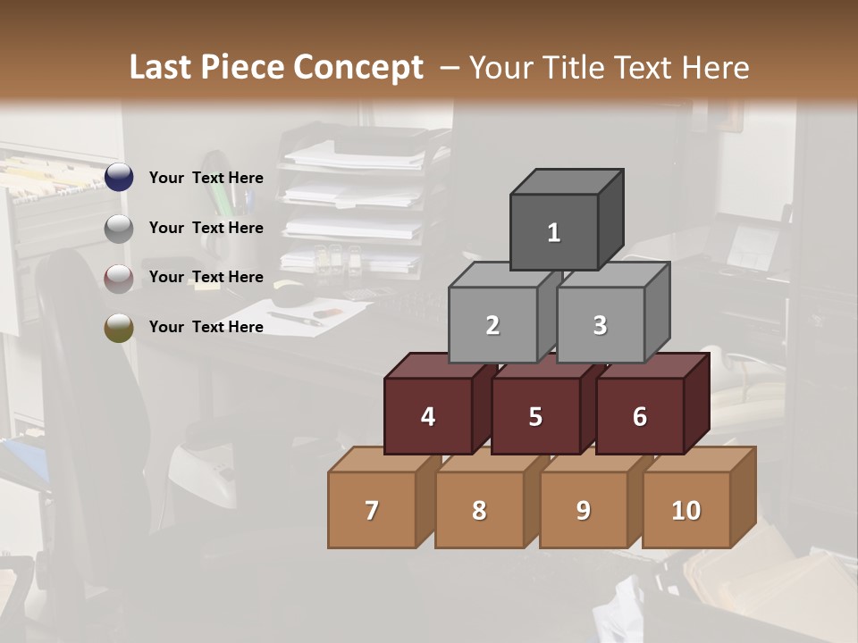 Computer Room Folders PowerPoint Template