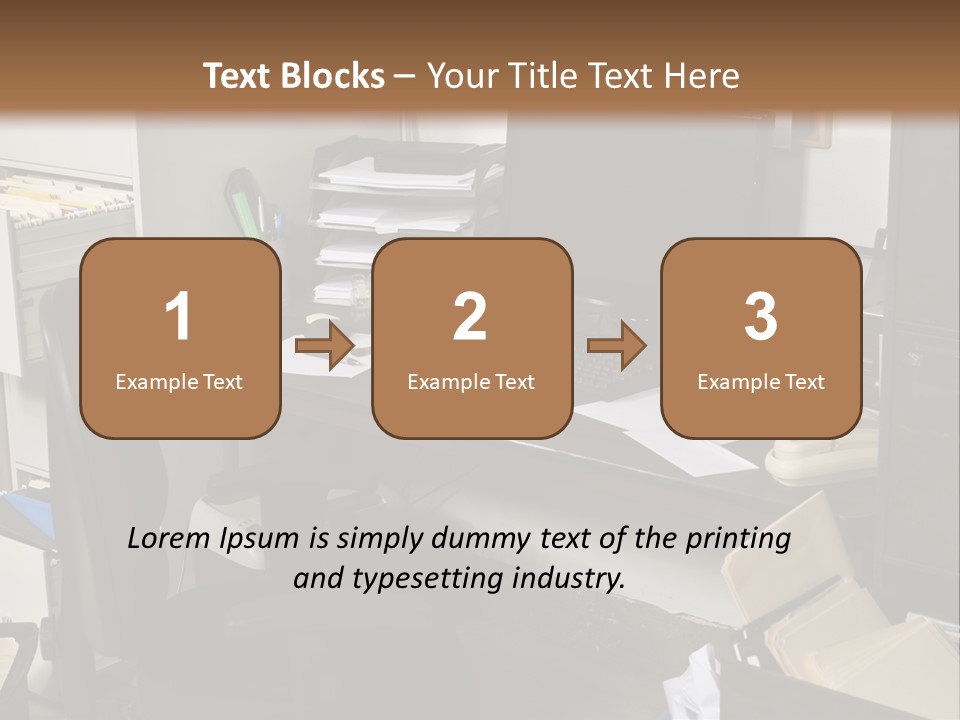 Computer Room Folders PowerPoint Template