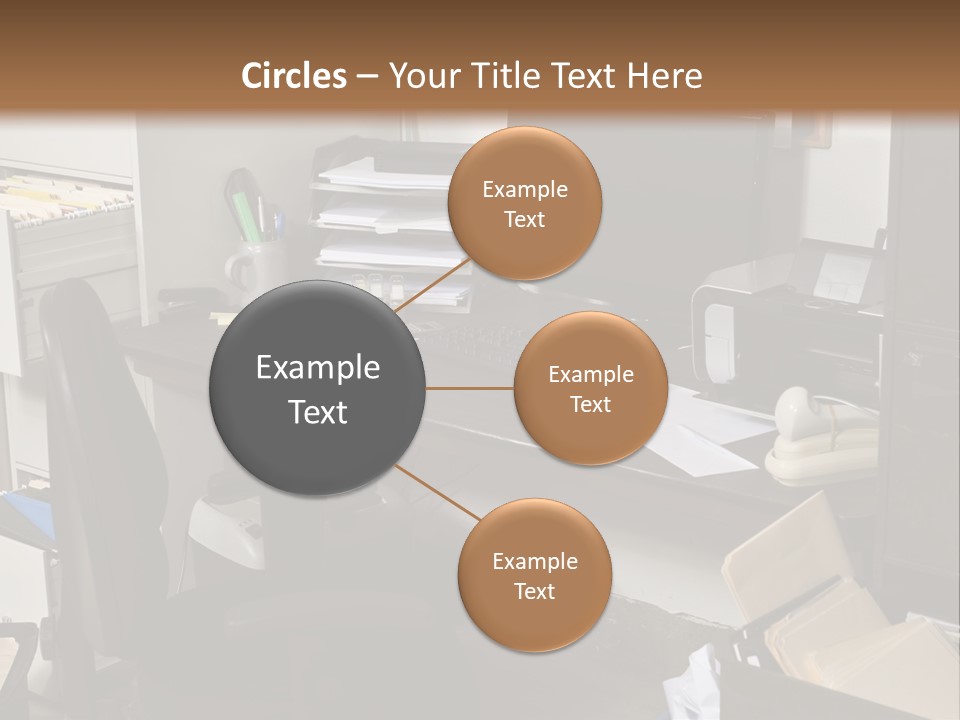 Computer Room Folders PowerPoint Template