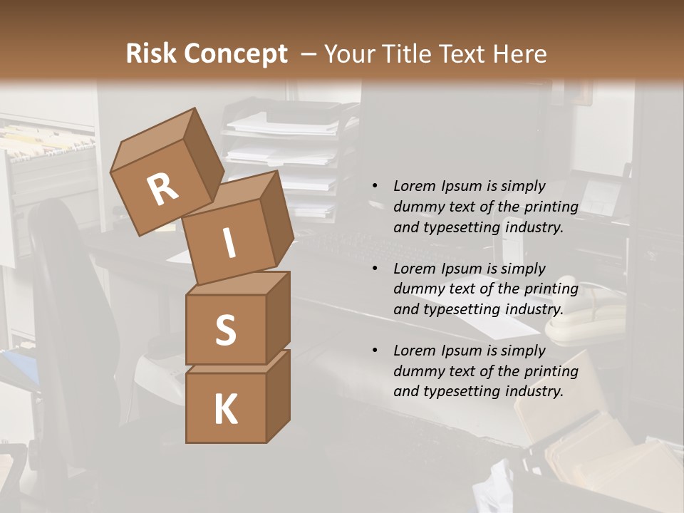 Computer Room Folders PowerPoint Template