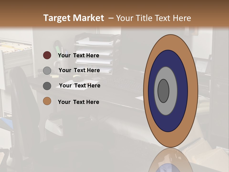 Computer Room Folders PowerPoint Template