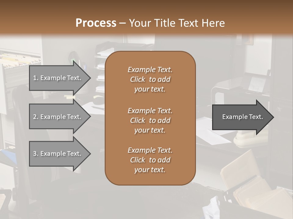Computer Room Folders PowerPoint Template
