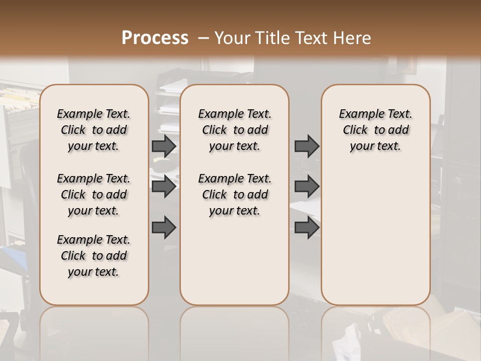 Computer Room Folders PowerPoint Template