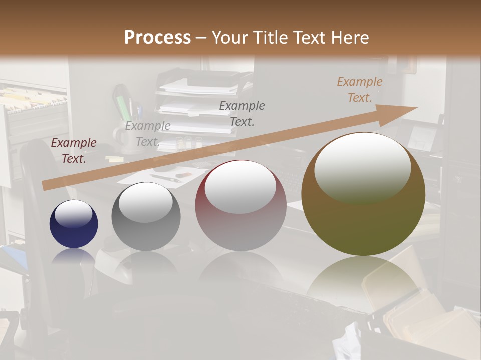 Computer Room Folders PowerPoint Template