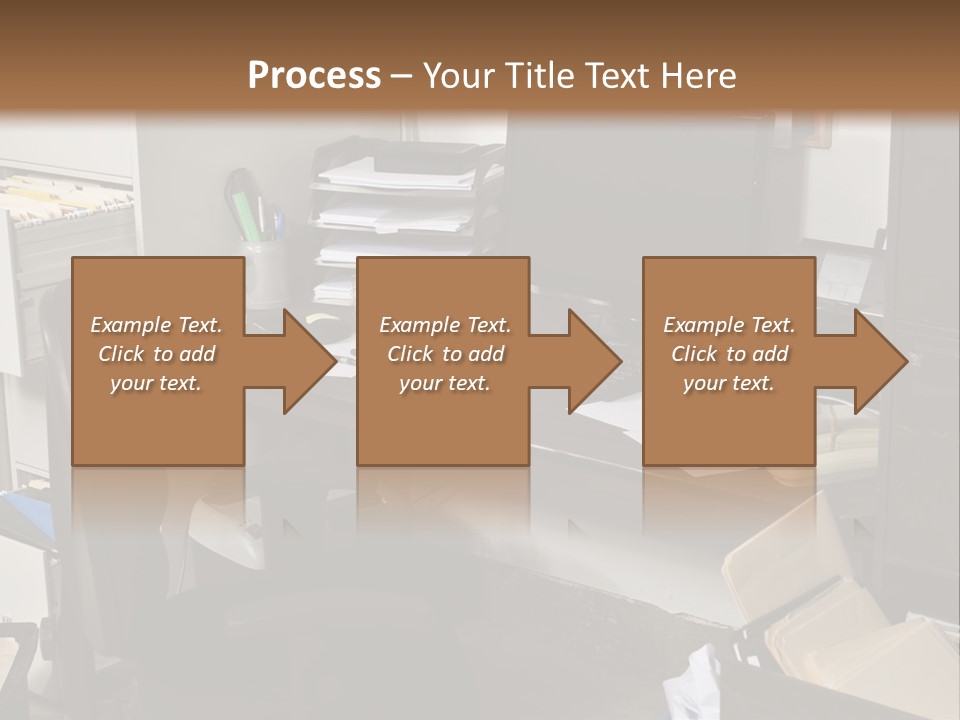 Computer Room Folders PowerPoint Template