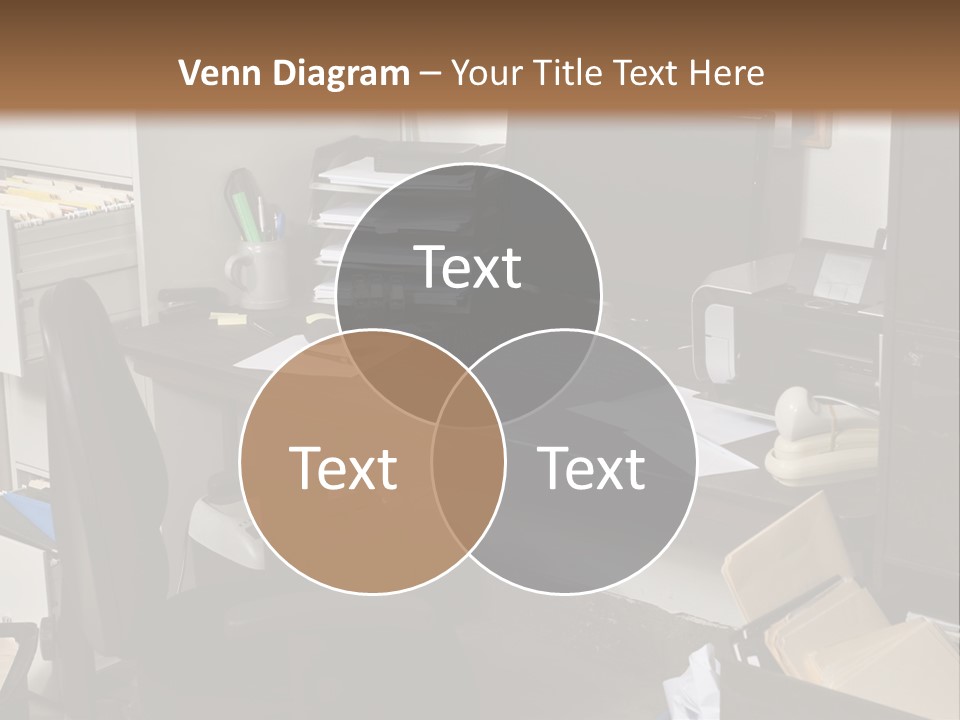 Computer Room Folders PowerPoint Template