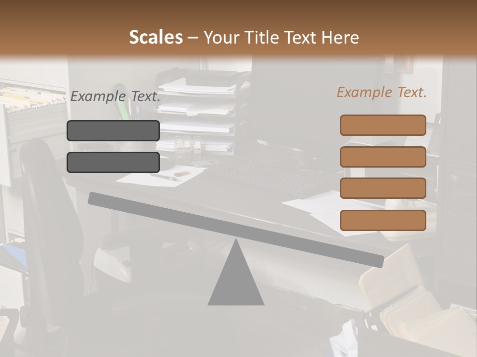 Computer Room Folders PowerPoint Template