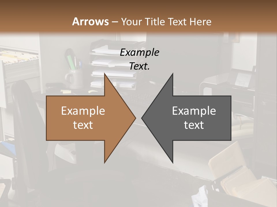 Computer Room Folders PowerPoint Template