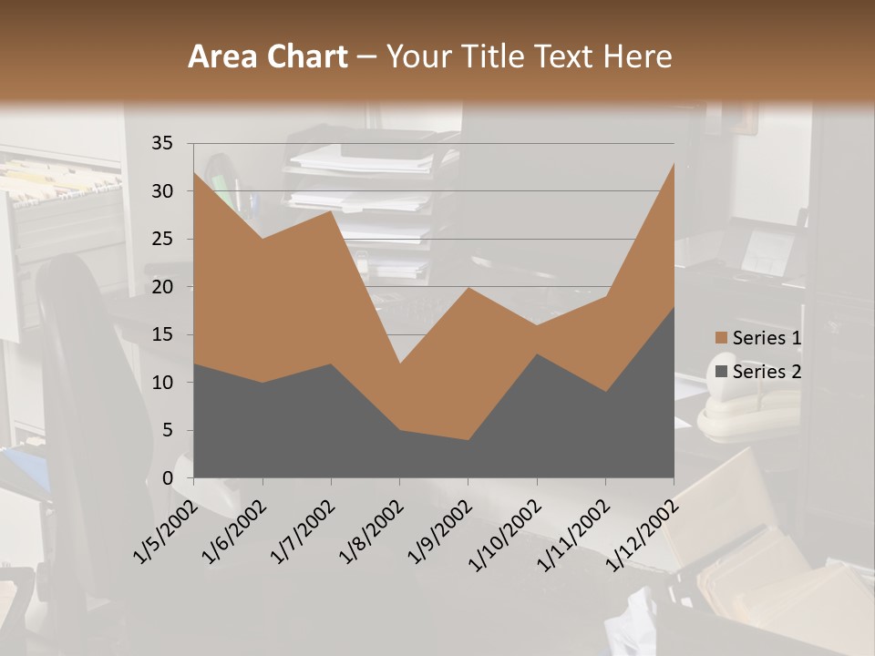 Computer Room Folders PowerPoint Template