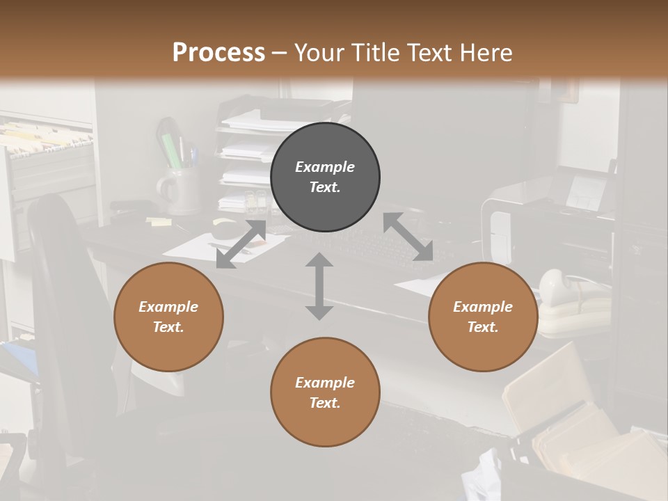 Computer Room Folders PowerPoint Template