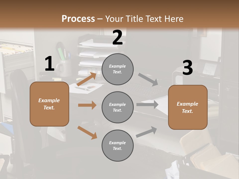 Computer Room Folders PowerPoint Template