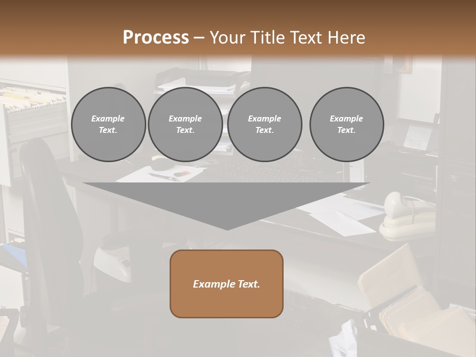 Computer Room Folders PowerPoint Template