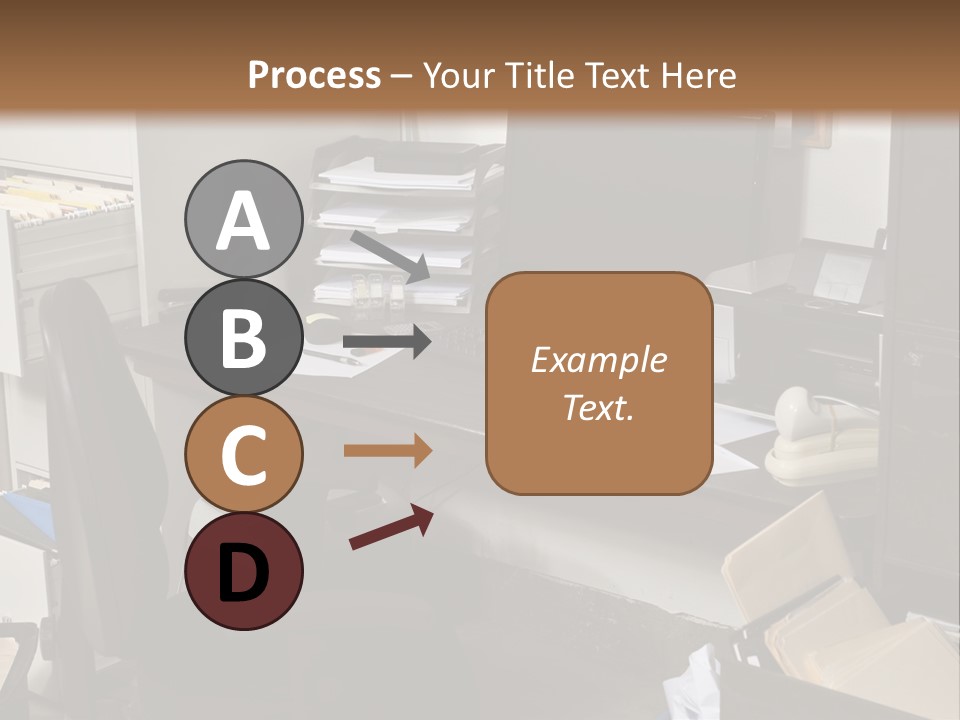 Computer Room Folders PowerPoint Template