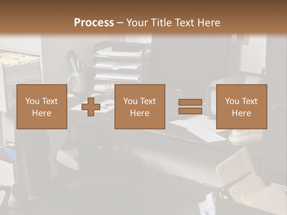 Computer Room Folders PowerPoint Template