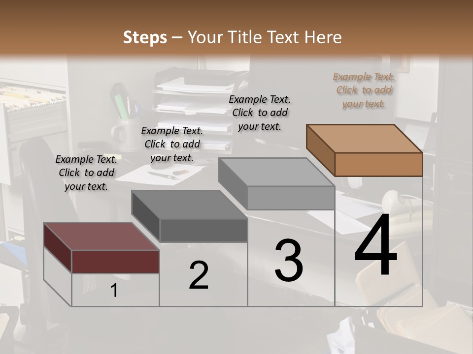 Computer Room Folders PowerPoint Template