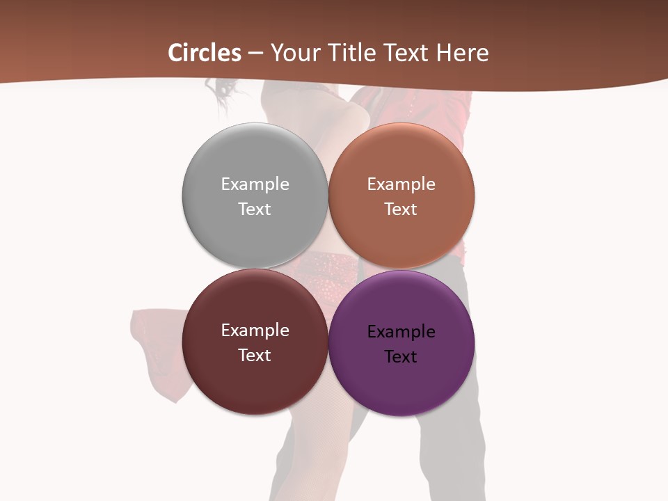 Suit Red Disco PowerPoint Template