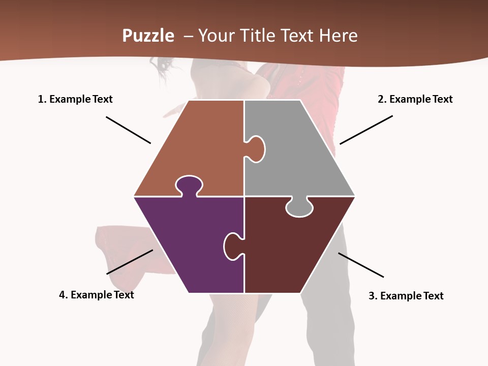 Suit Red Disco PowerPoint Template