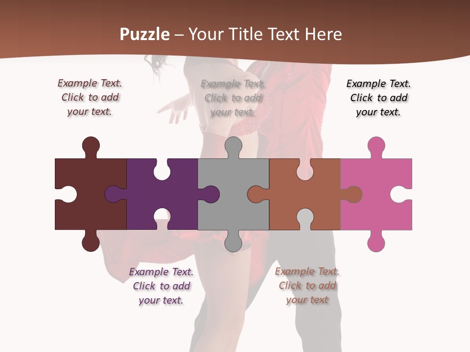 Suit Red Disco PowerPoint Template