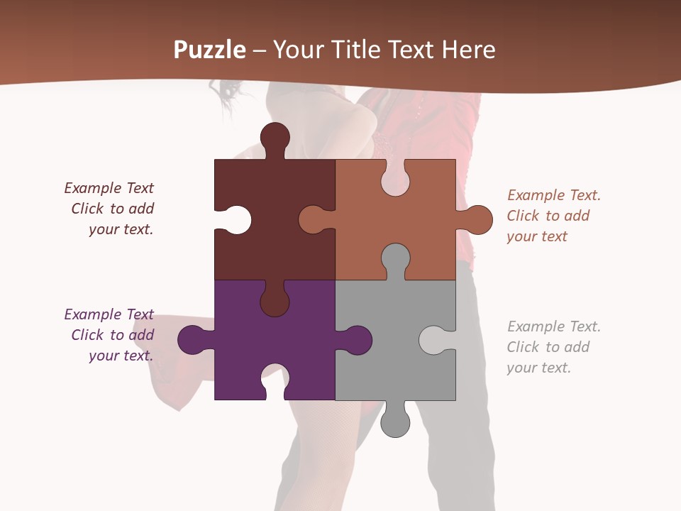 Suit Red Disco PowerPoint Template