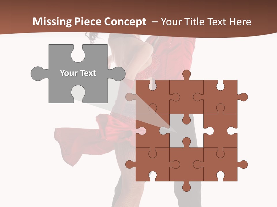 Suit Red Disco PowerPoint Template