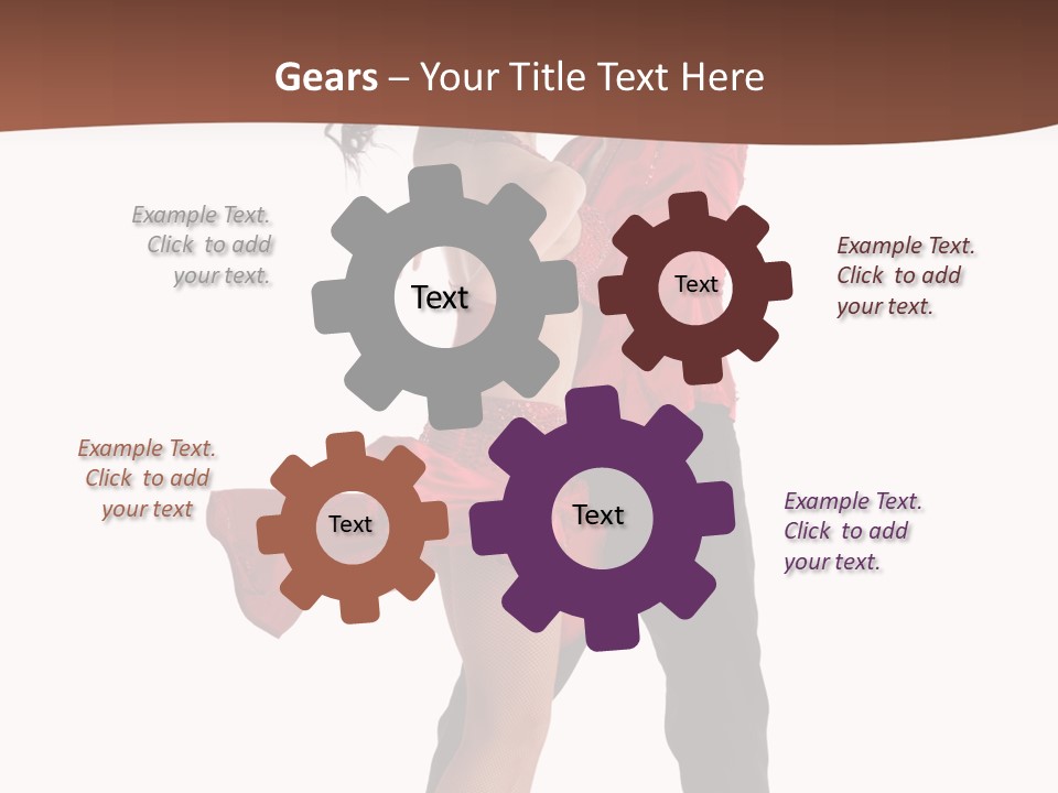 Suit Red Disco PowerPoint Template