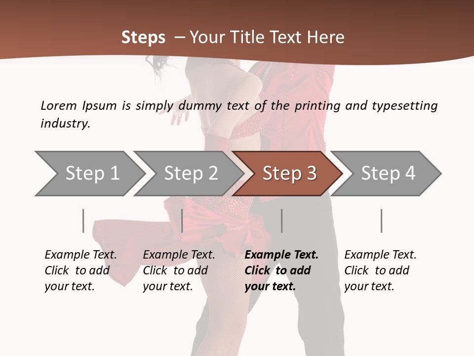 Suit Red Disco PowerPoint Template