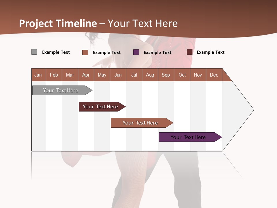 Suit Red Disco PowerPoint Template