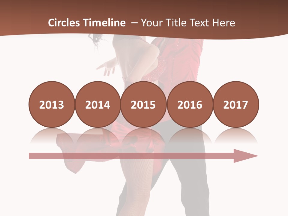 Suit Red Disco PowerPoint Template