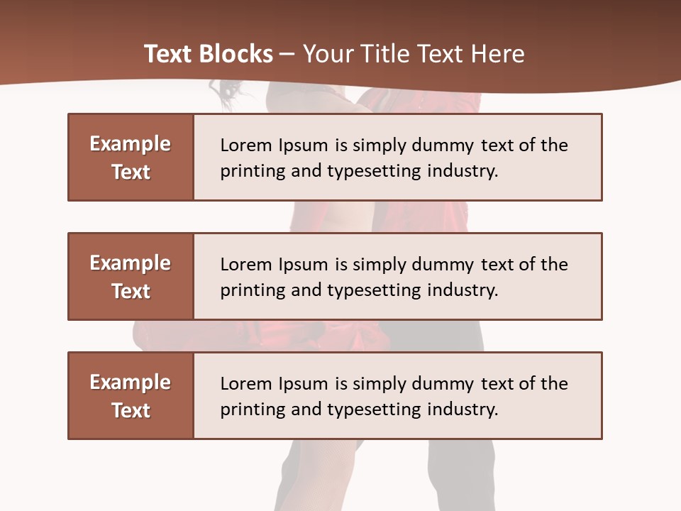 Suit Red Disco PowerPoint Template