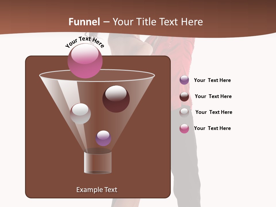 Suit Red Disco PowerPoint Template