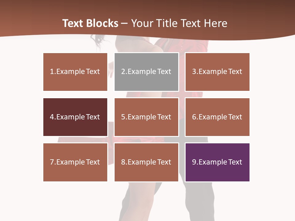 Suit Red Disco PowerPoint Template