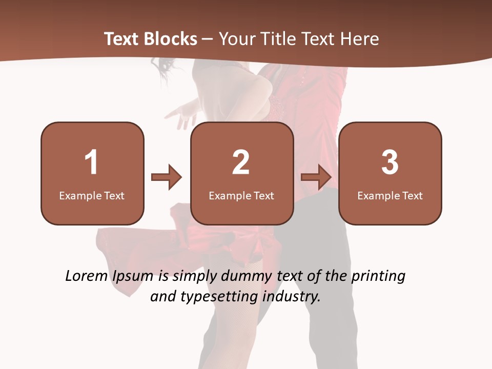 Suit Red Disco PowerPoint Template