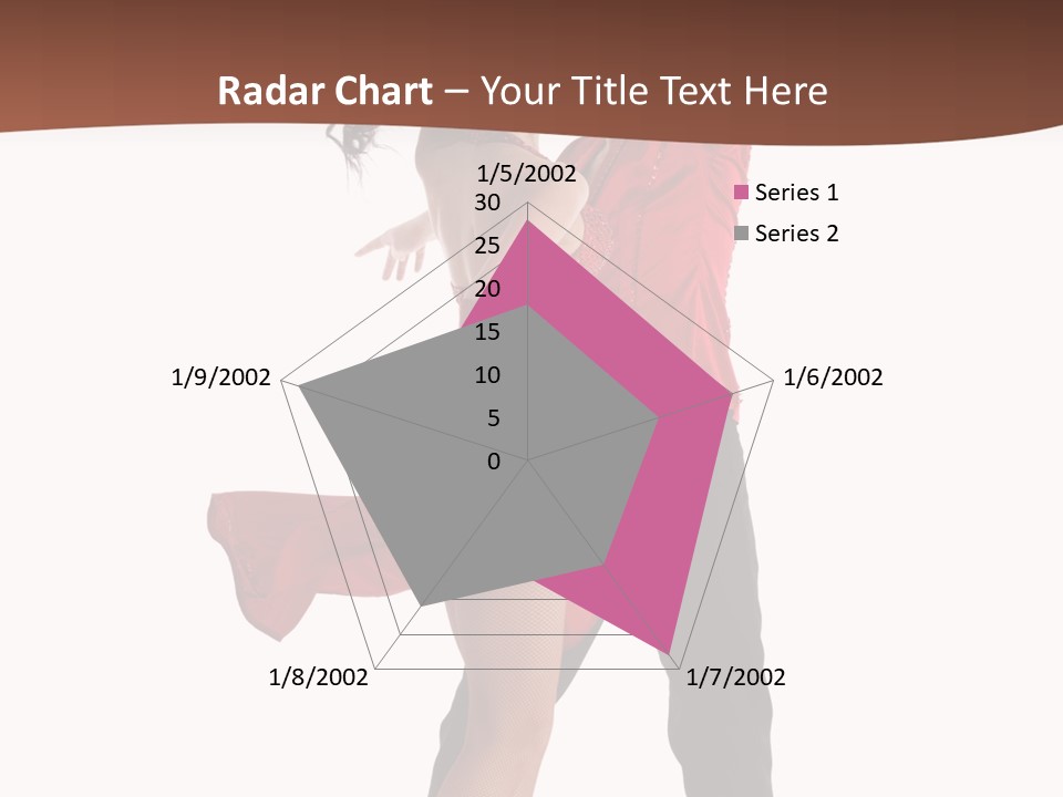 Suit Red Disco PowerPoint Template