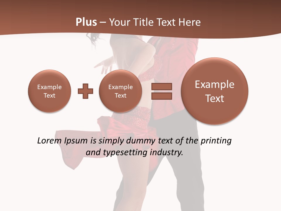 Suit Red Disco PowerPoint Template