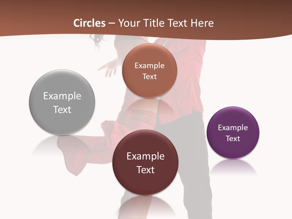 Suit Red Disco PowerPoint Template