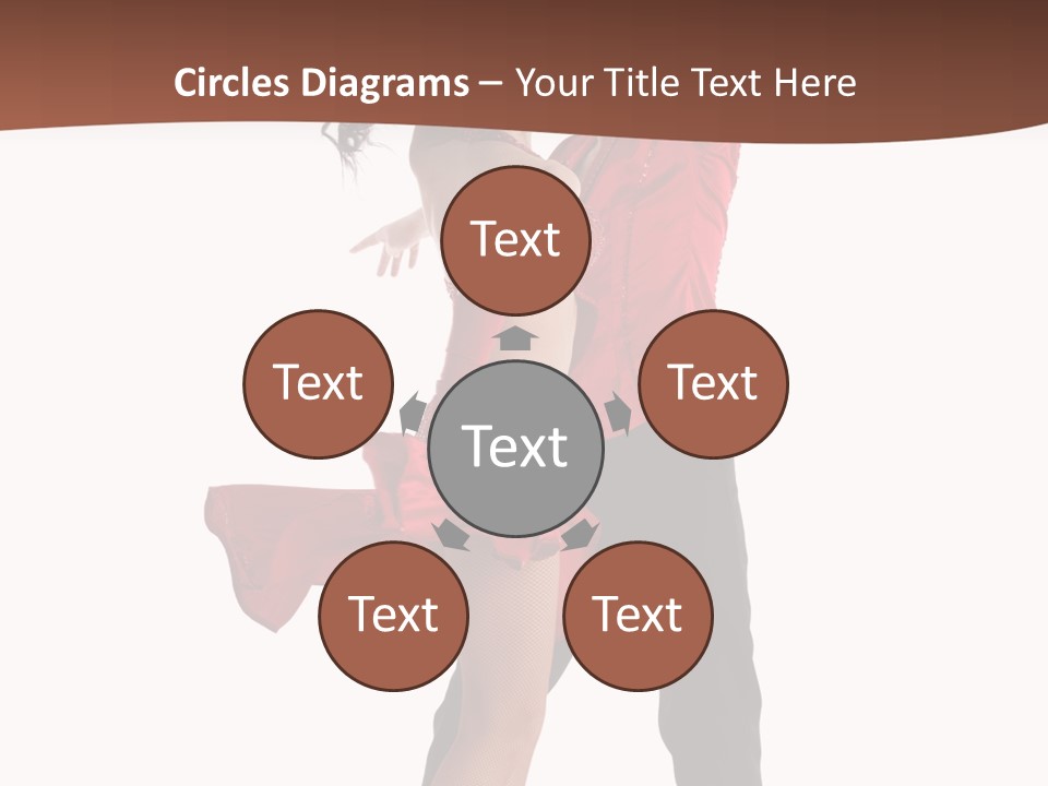 Suit Red Disco PowerPoint Template