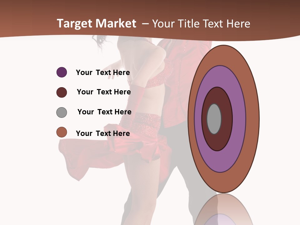 Suit Red Disco PowerPoint Template