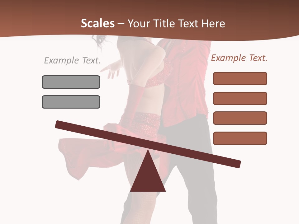 Suit Red Disco PowerPoint Template