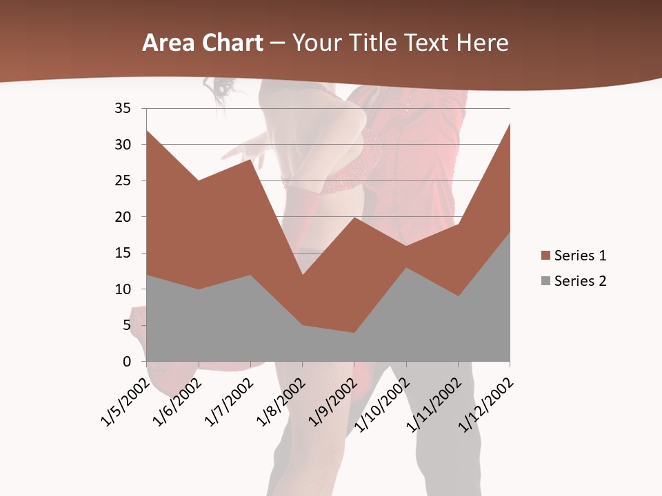 Suit Red Disco PowerPoint Template