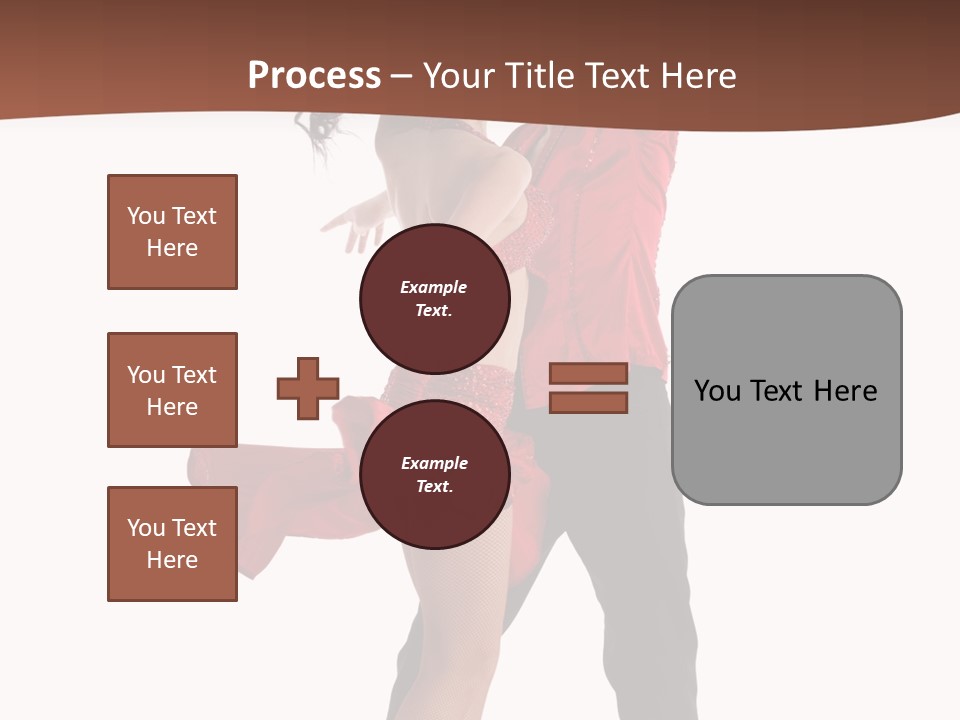 Suit Red Disco PowerPoint Template