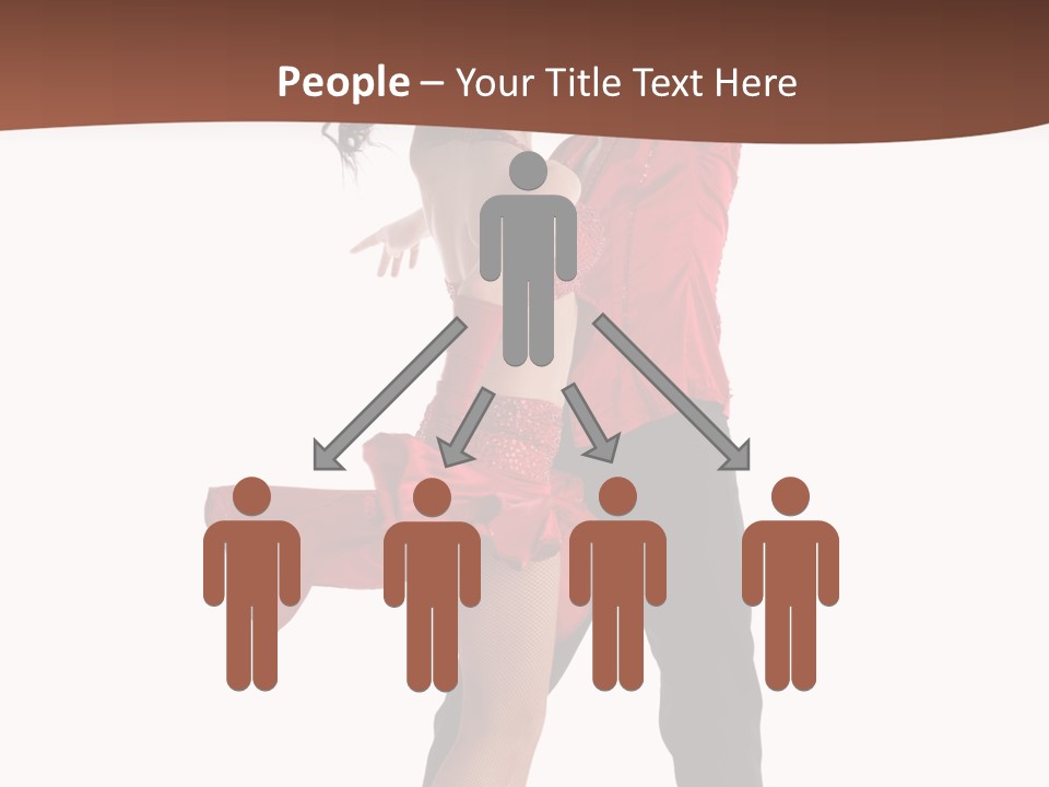 Suit Red Disco PowerPoint Template