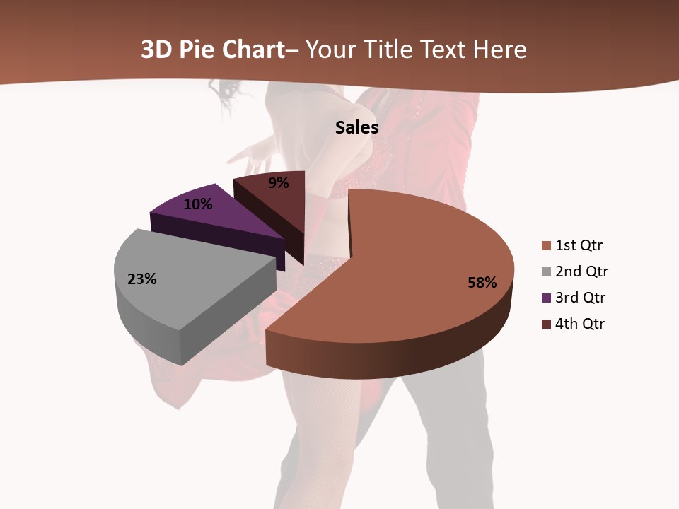 Suit Red Disco PowerPoint Template