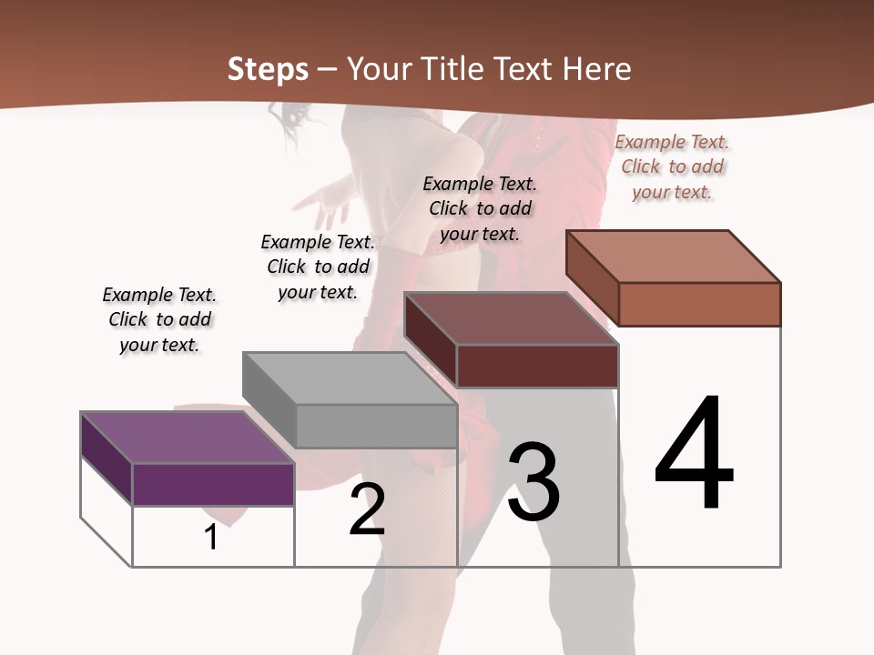 Suit Red Disco PowerPoint Template