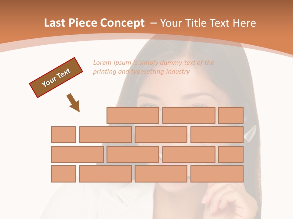 Business Isolated Working PowerPoint Template