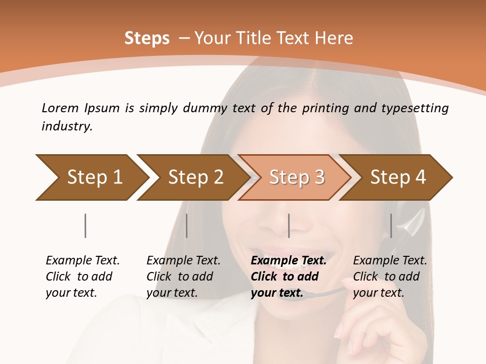 Business Isolated Working PowerPoint Template