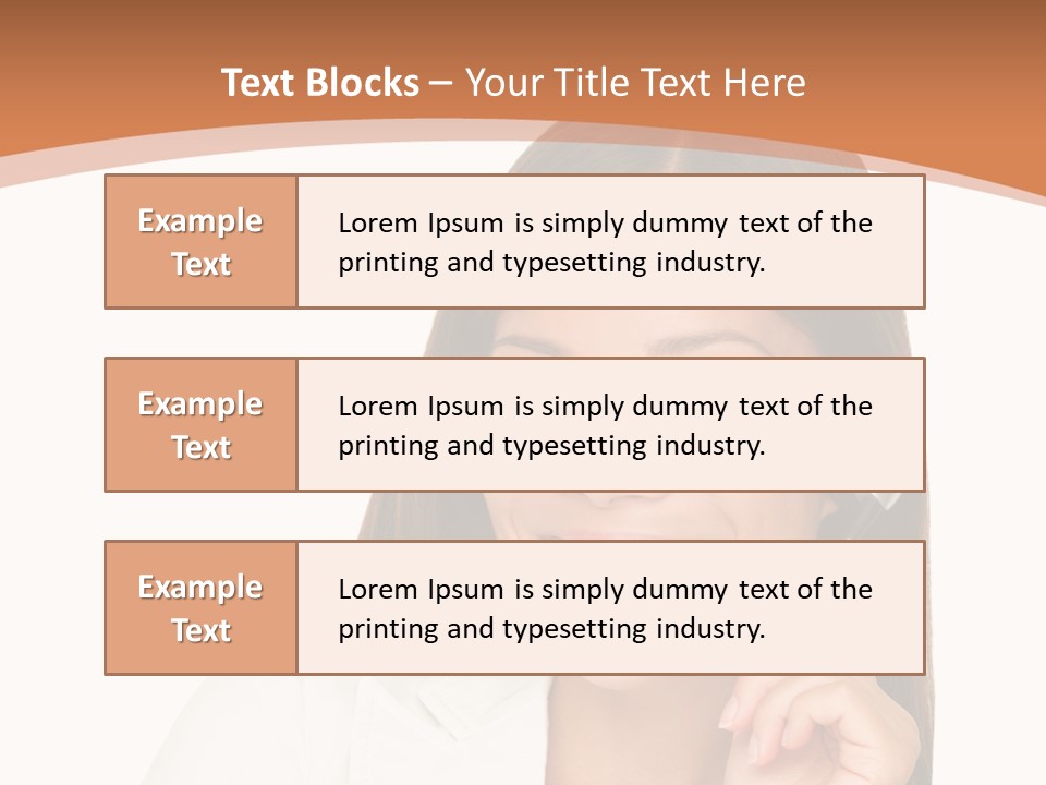 Business Isolated Working PowerPoint Template