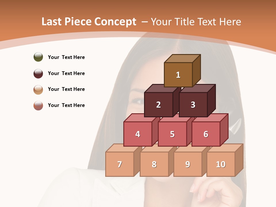 Business Isolated Working PowerPoint Template
