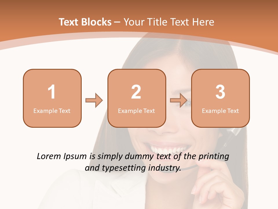 Business Isolated Working PowerPoint Template